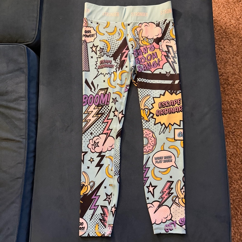 STRONGER Ice Cream Leggings - Pop Art Print - Picture 5 of 7
